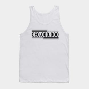 CEO .000.000 Tank Top
